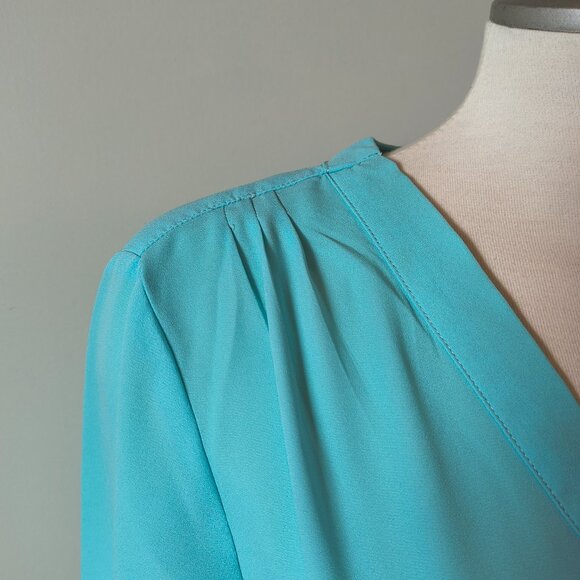 3/4 Sleeve Popover Blouse - Picture 3 of 6